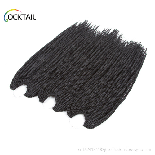 senegalese crochet twist braid hair 12 18 24 inch synthetic hair for braiding